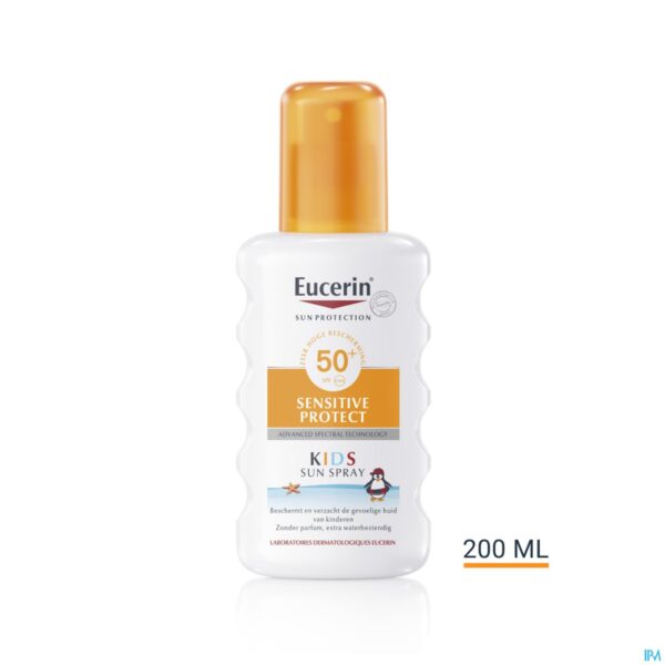 Lifestyle_image Eucerin Sun Sensit. Protect Kids Spray Ip50+ 200ml