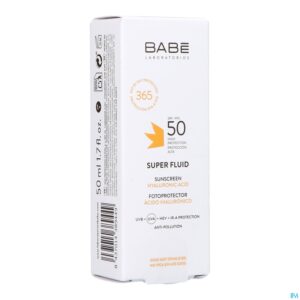 Packshot BabÉ Sun Super Fluid Sunscreen Ip50 50ml