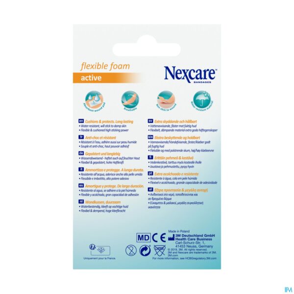 Packshot Nexcare 3m Flexible Foam Active Ha Pleist.gesn. 30