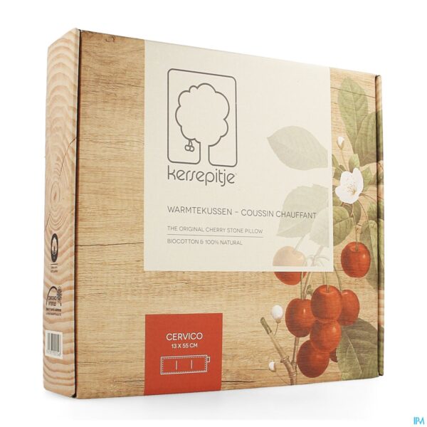 Packshot Kersepitje Warmtekussen Cervico 13x55cm Nf