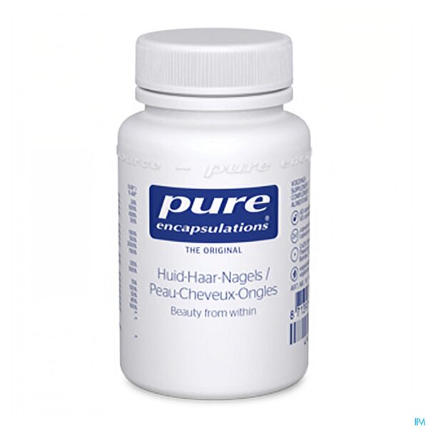 Packshot Pure Encapsulations Huid Haar Nagels Caps 60 Packshot Pure Encapsulations Huid Haar Nagels Caps 60