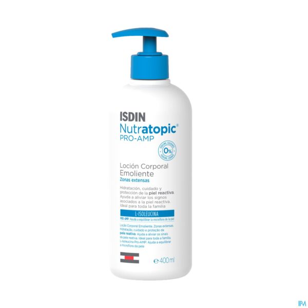 Packshot Isdin Nutratopic Lotion 400ml Packshot Isdin Nutratopic Lotion 400ml