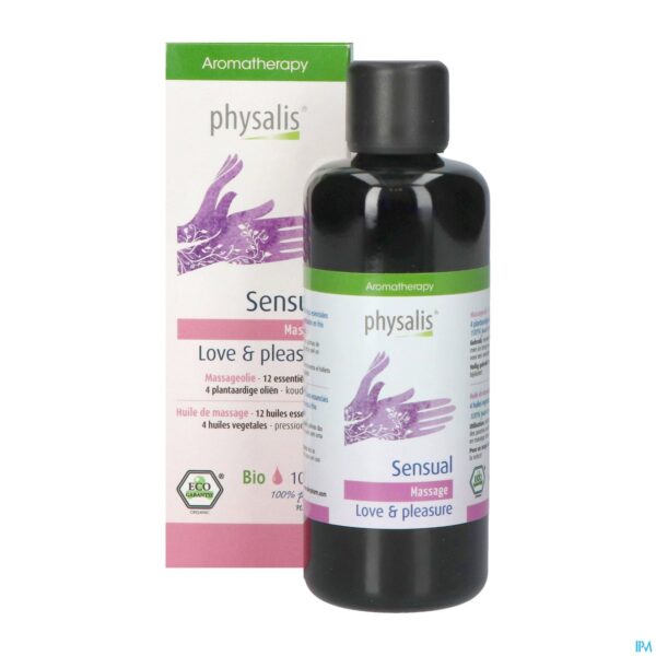 Productshot Physalis Massage Oil Sensual 100ml Nf
