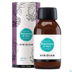 Productshot Solgar Viridian Org. Elderberry Extr.+vit C 100ml