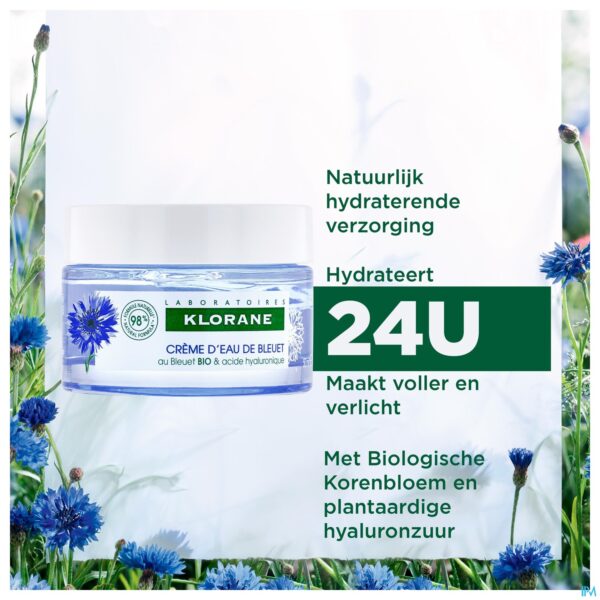 Lifestyle_image Klorane Gezicht Korenbloem Watercreme 50ml