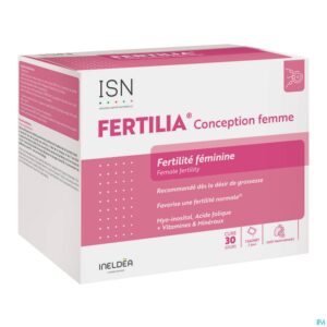 Packshot Ineldea Fertilia Vruchtbaarheid Vrouw Zakje 30