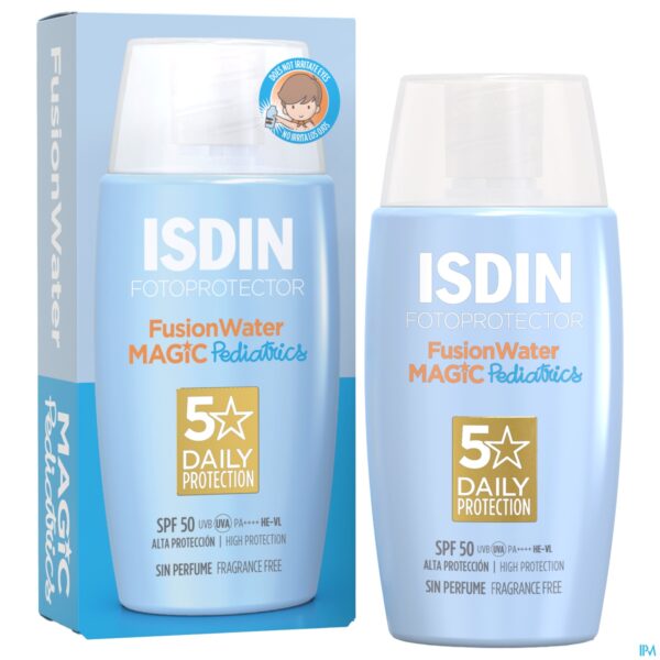 Packshot Isdin Fotoprotect.pediat. Fus.wat.5star Ip50 50ml