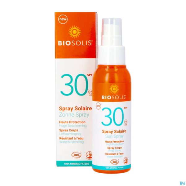 Productshot Biosolis Zonne Spray Ip30 100ml Nf