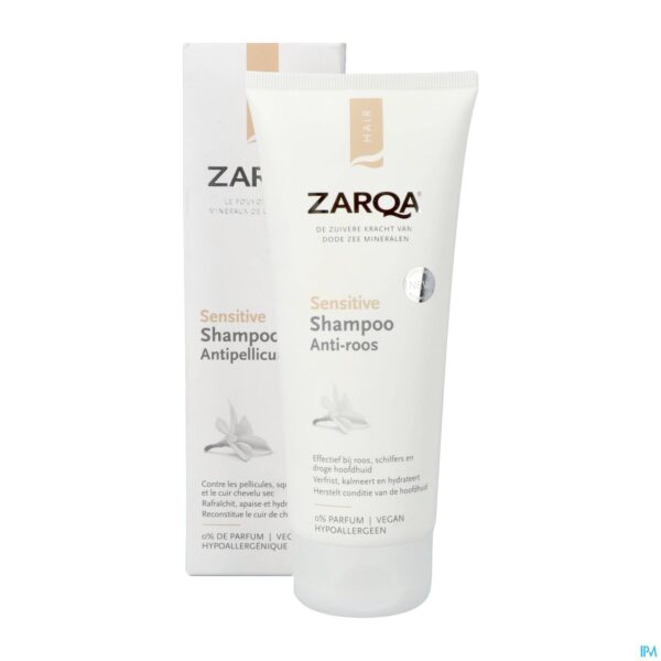 Productshot Zarqa Sensitive Shampoo A/roos 200ml Nf