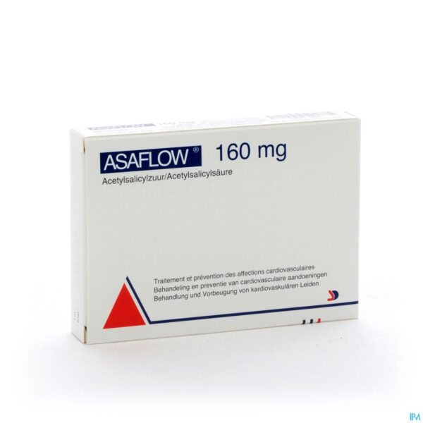 Packshot Asaflow 160mg Maagsapres Comp Bli 56x160mg Packshot Asaflow 160mg Maagsapres Comp Bli 56x160mg