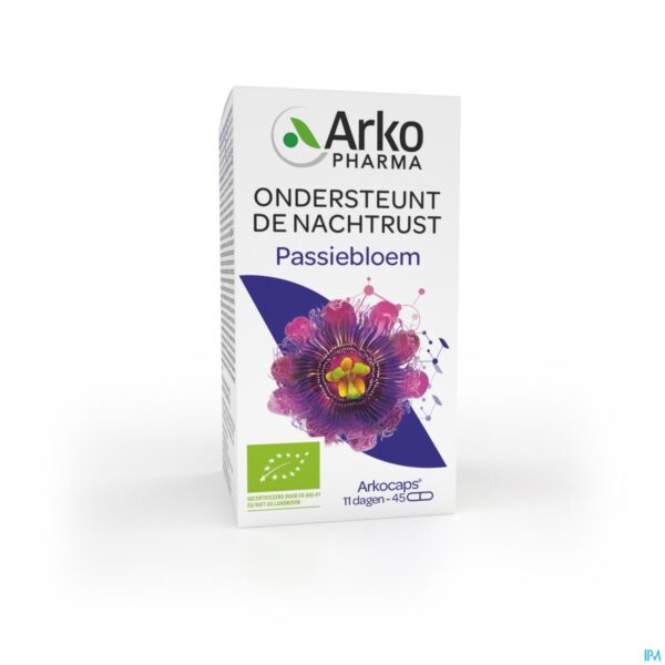 Packshot Arkocaps Passiebloem Bio Caps 45 Nf Packshot Arkocaps Passiebloem Bio Caps 45 Nf
