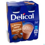 Packshot Delical Hphc 360 Chocolade 4x200ml