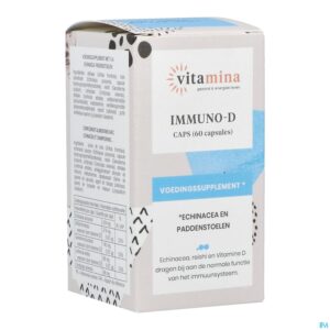 Packshot Vita Mina Immuno-d Caps 60
