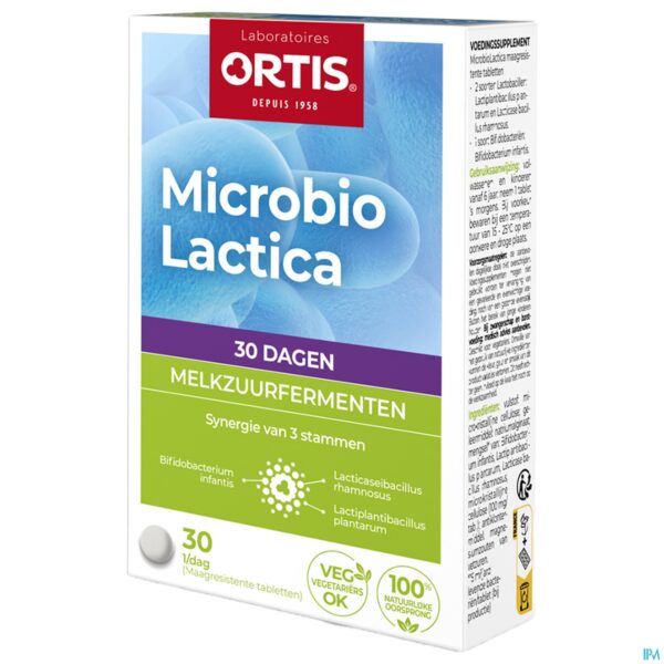 Packshot Ortis Microbio Lactica Comp 30