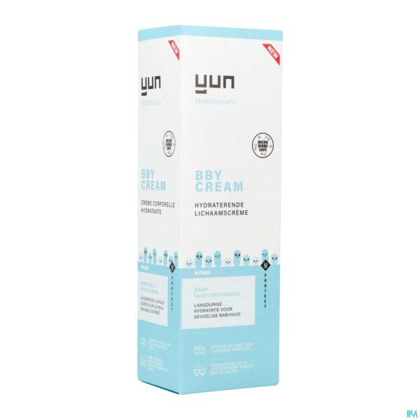 Packshot Yun Bby Hydra Lichaamcreme Tube 200ml