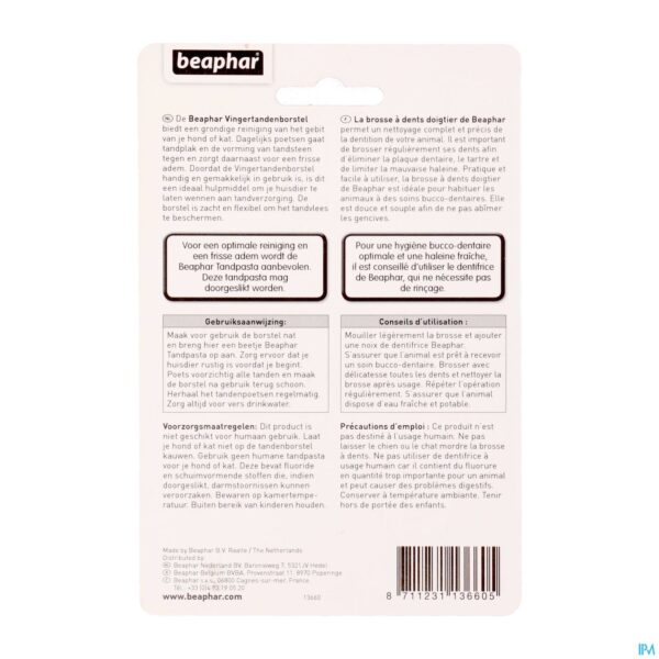 Packshot Beaphar Vingertandenborstel 2