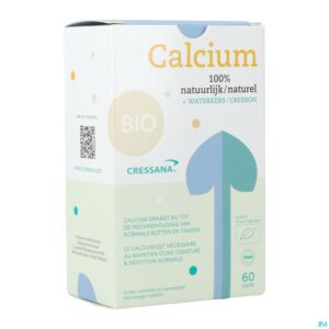 Packshot Cressana Bio Calcium + Waterkers Caps 60