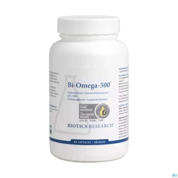 Packshot Bi-omega 500 Caps 90 Nf