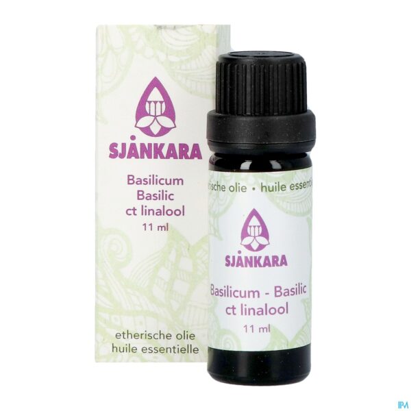Productshot Sjankara Basilicum Linalool Ess. Olie Bio 11ml