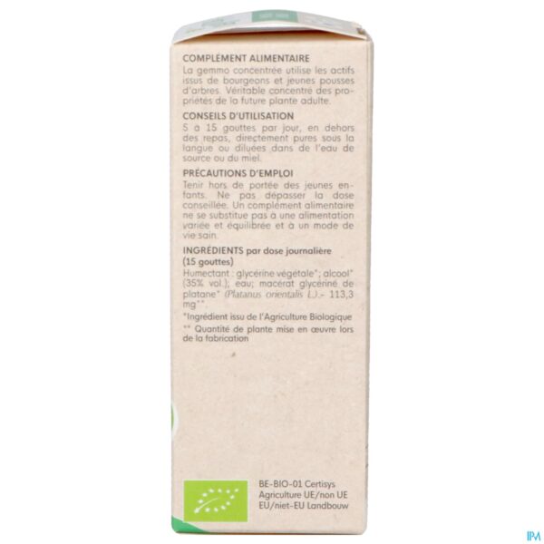 Packshot Herbalgem Plataan Bio 30ml