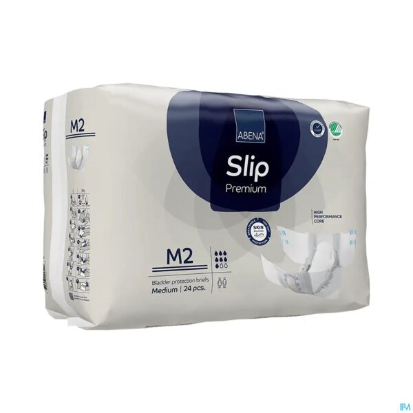 Packshot Abena Slip Premium M2 Broekluier 24