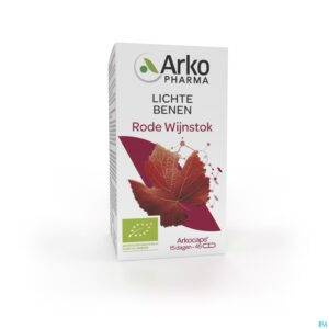 Packshot Arkocaps Rode Wijnstok Bio Caps 45 Nf