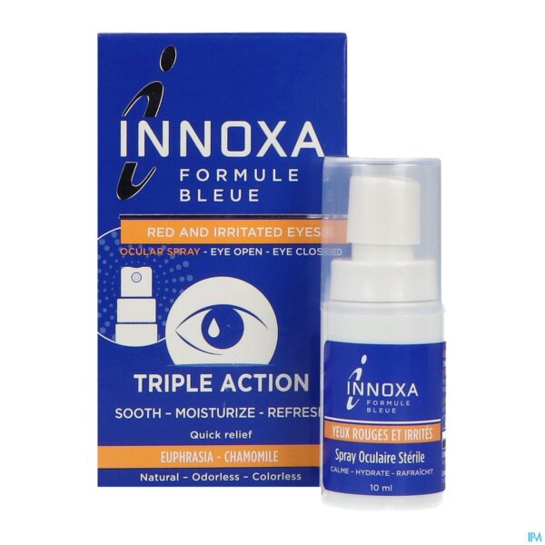 Productshot Innoxa Oogspray Rode&geirriteerde Ogen 10ml