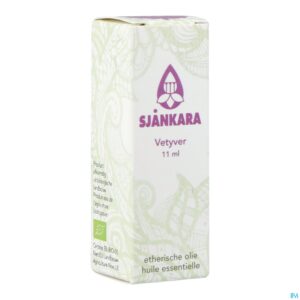 Packshot Sjankara Vetyver Ess. Olie Bio 11ml