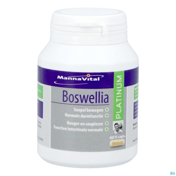 Productshot Mannavital Boswellia Platinum V-caps 60