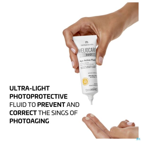 Lifestyle_image Heliocare 360° Age Active Fluid Ip50 Tube 50ml