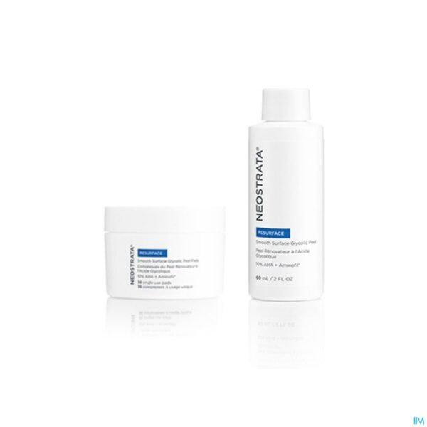 Packshot Neostrata Smooth Surface Glycol.peel Pads 36+ 60ml