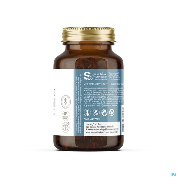 Productshot Soria Omega-3 Visolie 1000mg Epax Softgels 60