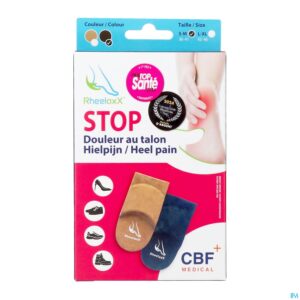 Packshot Rheelaxx Stop Heelpijn l-xl Bruin