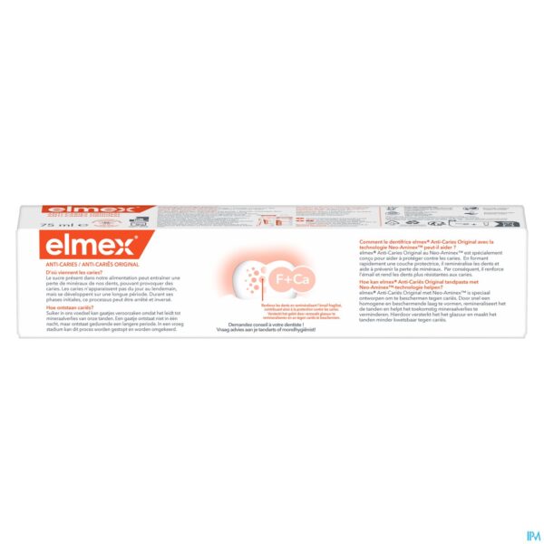 Packshot Elmex Tandpasta A/caries 75ml