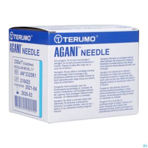 Packshot Terumo Naald Agani 23g 1 Rb Blauw 100