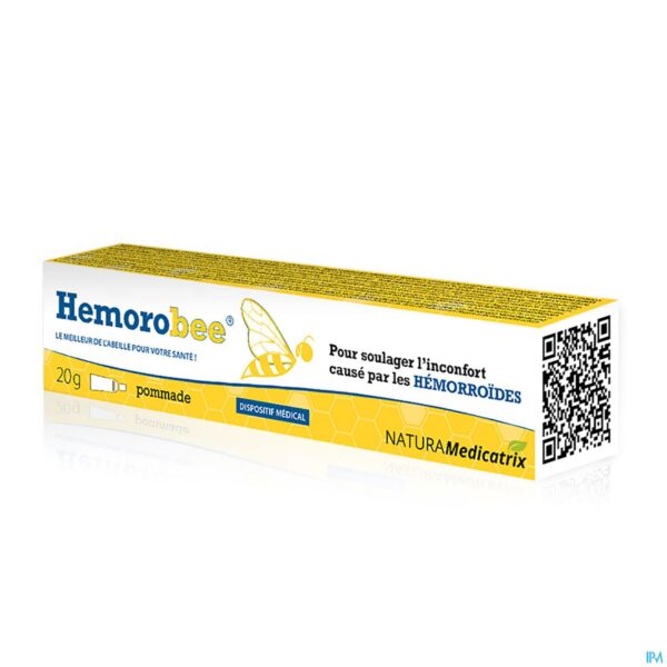 Packshot Hemorobee Zalf Tube 20g Packshot Hemorobee Zalf Tube 20g