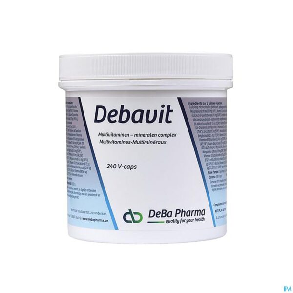 Packshot Debavit V-caps 240 Deba