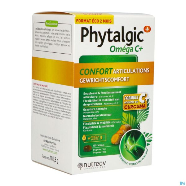 Packshot Phytalgic Omega C + Bt120 Caps 120 Packshot Phytalgic Omega C + Bt120 Caps 120