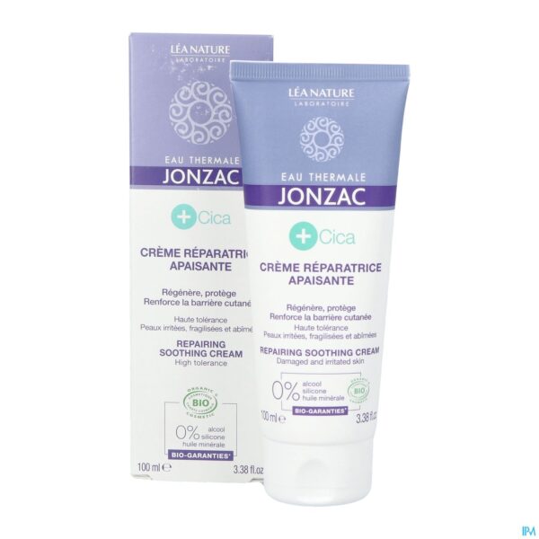 Productshot Jonzac Cica Bio Herstellende Creme Z/parfum 100ml
