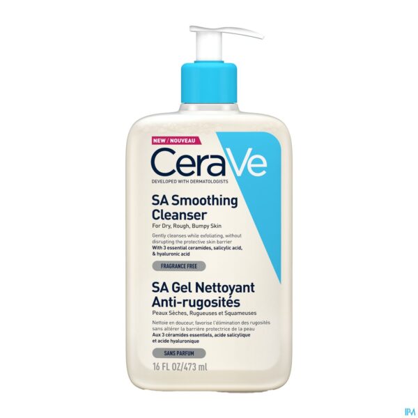 Productshot Cerave Sa A/ruwe Huid Reinigingsgel 473ml