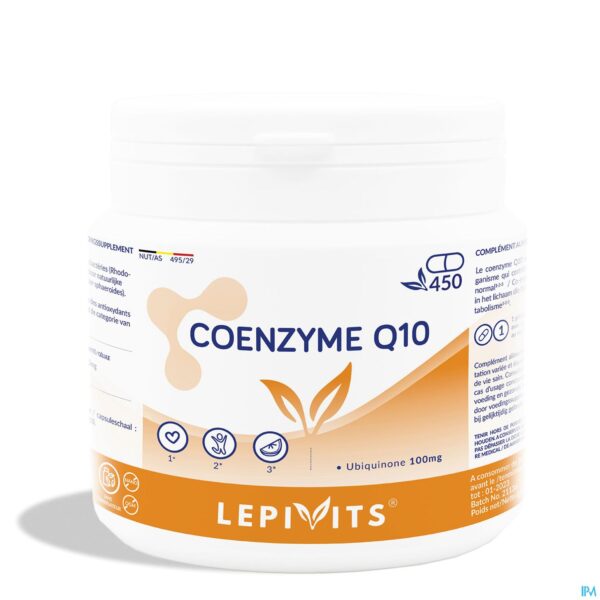 Productshot Coenzyme Q10 Pack Pot Caps 450 Lepivits
