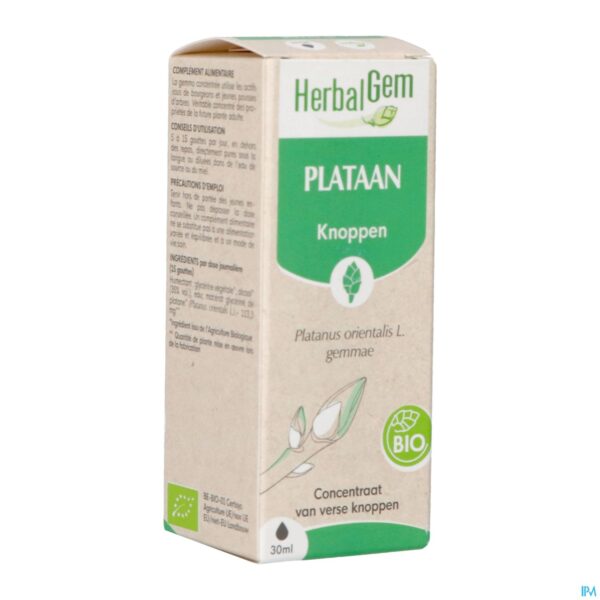 Packshot Herbalgem Plataan Bio 30ml