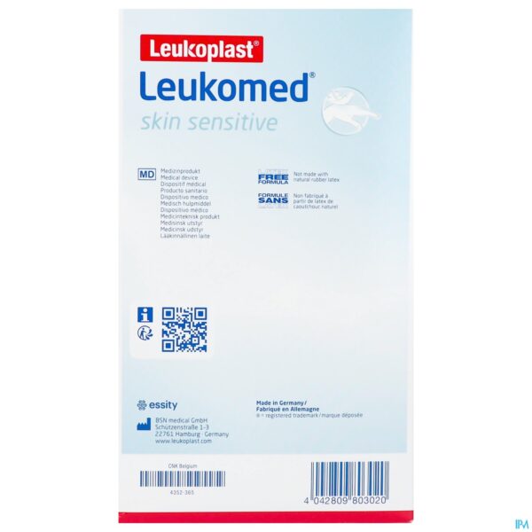 Packshot Leukomed Skin Sens. 8cmx15cm 10