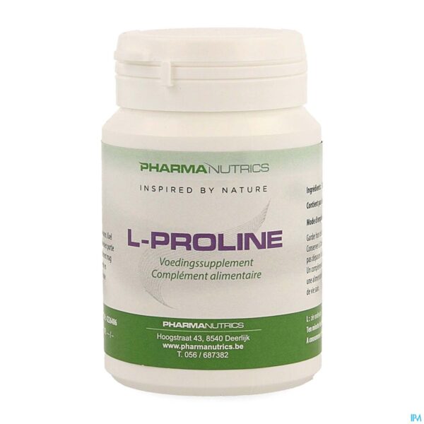 Packshot l-proline V-caps 60 Pharmanutrics