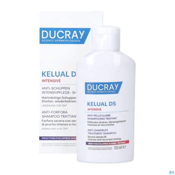 Productshot Ducray Kelual Ds Intensive Shampoo A/roos 100ml