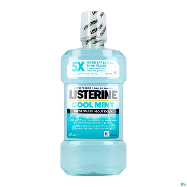 Packshot Listerine Coolmint Mild 500ml Packshot Listerine Coolmint Mild 500ml