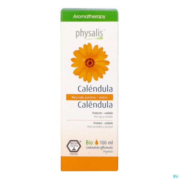Packshot PHYSALIS CALENDULA PLANT OLIE 100 ML