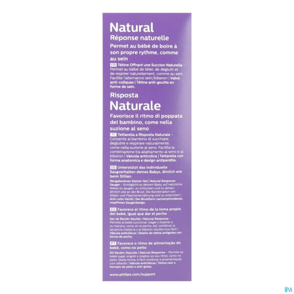 Packshot Philips Avent Natural 3.0 Starterset Zuigfles 2