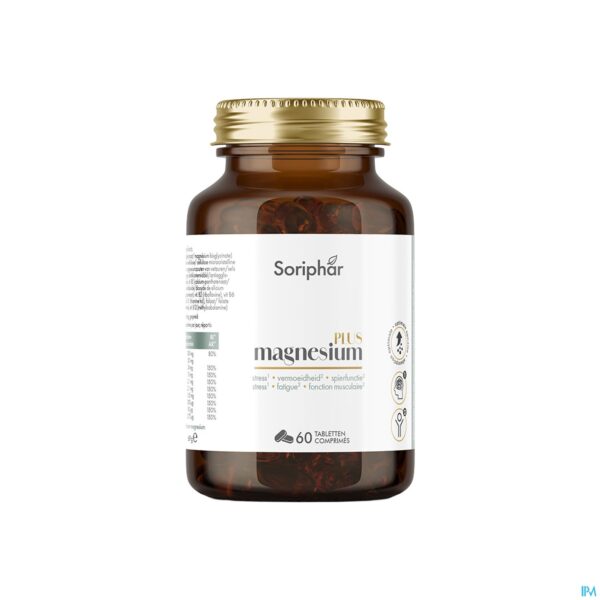 Packshot Soria Magnesium Plus Bio-actief Tabl 60