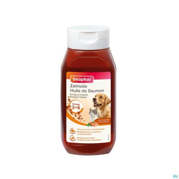 Packshot Beaphar Zalmolie 430ml Packshot Beaphar Zalmolie 430ml